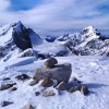 Slovinsko 2. den - Mojstrovka na lyžích